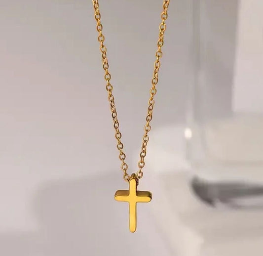 Gold Cross Necklace