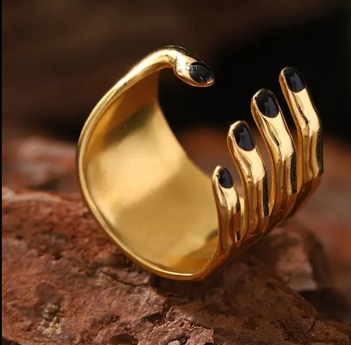 Adjustable gold Ring