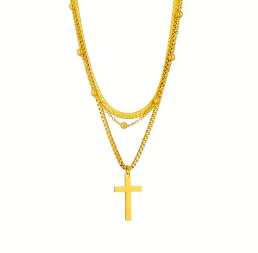 Cross Necklace Set