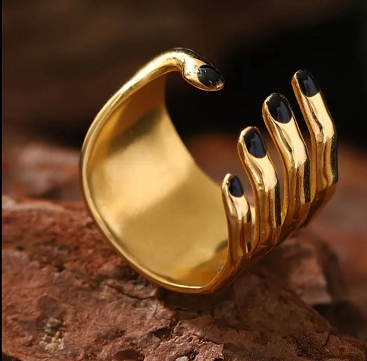 Adjustable gold Ring